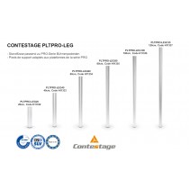 CONTESTAGE PLTPRO-LEG Standfuss rund zu PLTPRO-Serie Bühnenpodeste