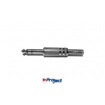 PROJECT Stereo Jack-Stecker 6.3mm, für Kabel Ø bis 6.5mm