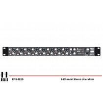 HILL AUDIO RPS-1620 8-Kanal Stereo Linien Mixer