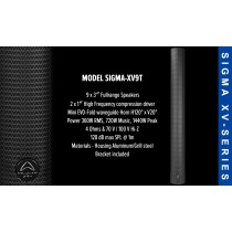 WHARFEDALE PRO SIGMA-XV9T-B Passiv Lautsprecher schwarz, 360W RMS/4Ω/100V