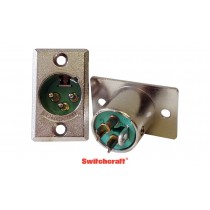 SWITCHCRAFT D3M 3-pol XLR/M Einbau-Buchse