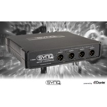 SYNQ DBT-04 Audio/DANTE® Netzwerk-Interface 4 Audioausgänge mit DSP