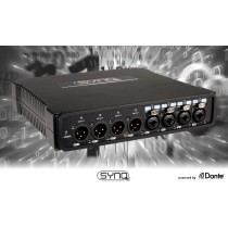 SYNQ DBT-44 Audio/DANTE® Netzwerk-Interface 4 Audio IN/OUT mit DSP