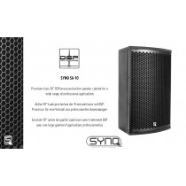 SYNQ SA-10 Aktiv 2-Weg 10" Lautsprecher 380W RMS, DSP, X-OVER & FIR-Filter