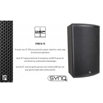 SYNQ SA-15 Aktiv 2-Weg 15" Lautsprecher 650W RMS, DSP, X-OVER & FIR-Filter