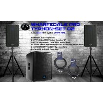 WHARFEDALE PRO TYPHON SET 2 Aktiv Stereo PA-System 2140W, DSP, Bluetooth