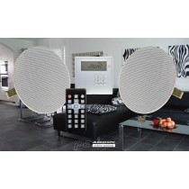 AUDIOPHONY WALLKIT Media-Amp mit BT/FM/USB/AUX inkl. Deckenlautsprecher