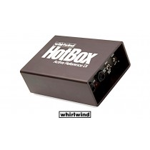 WHIRLWIND HOTBOX Aktive DI-Box für Line, Instrumenten oder Lautsprecher-Signal, PAD-Schalter, Groundlift, Jack 6.3mm-XLR/M