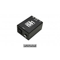 WHIRLWIND ISO-1 Line Level Isolator - Sym./Galvanische Trennung von Linien-Signal, eliminiert Masse- und Brumm-Probleme, Groundlift, Phase, Jack 6.3mm/XLR/F-XLR/M