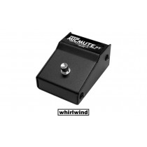 WHIRLWIND MICMUTE PT Switch-Box für Mic/Linien-Signal - bei halten der Taste wird das Signal am Ausgang ausgegeben, XLR/F-XLR/M