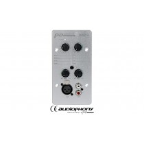 AUDIOPHONY WP8 Wandkontroller mit Mic/Line-Eingang zu PREZONE88