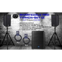 WHARFEDALE PRO TYPHON SET 1 Aktiv Stereo PA-System 2140W, DSP, Bluetooth