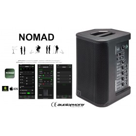 AUDIOPHONY NOMAD Portabler Aktivlautsprecher mit APP-Kontrolle, Mixer, Bluetooth/TWS