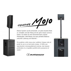 AUDIOPHONY MOJOsignature Aktiv PA-System, DSP/BT/TSW, 1600W RMS