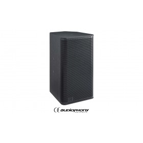 AUDIOPHONY SLINE208B Passiv Lautsprecher schwarz, 300W RMS/8Ω