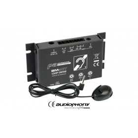 AUDIOPHONY BM-KIT Kompakter Induktions-Verstärker für Schalter-Bereiche und Flächen bis 60m² mit Mikrofon