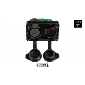 BRITEQ BT-XLR3TO5 COMBIKIT Umrüst-Combiset 3pol- auf 5pol-XLR, IP65