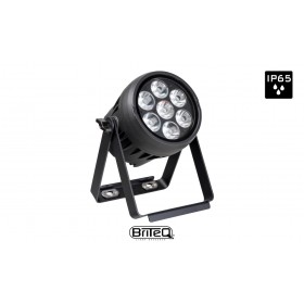 BRITEQ BTI-AKKUBEAMER LED-Projektor 7x10W RGBL LEDS, DMX, W-DMX, Strahlwinkel 14°, Akku, IP65