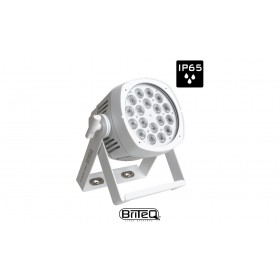 BRITEQ BT-COLORAY 18FCR WHITE Stage Beamer weiss - Outdoor IP65