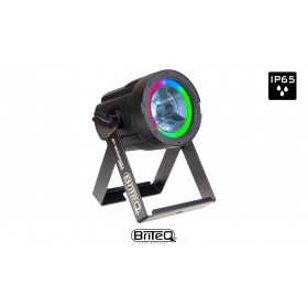 BRITEQ BT-NONAPIXEL WHITE LED-Projektor 60W, 3000K-6000K, RGB HALO-Ring, DMX, Lüfterlos, 4°/10°45°, IP65