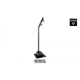 BRITEQ BTI-AKKUPOLE BLACK Lichtmast schwarz, wireless DMX, IP64