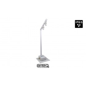BRITEQ BTI-AKKUPOLE WHITE Lichtmast weiss, wireless DMX, IP64