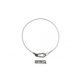 BRITEQ D2-60 Sicherungsseil Ø 2mm/60cm silber