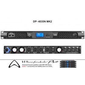 WHARFEDALE PRO DP-4035N MK2 4-Kanal Digitalendstufe DSP, FIR, DANTE®, 4 x 1010W RMS/2Ω