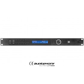 AUDIOPHONY DZONE88 19/1U Digital Audiomatrix mit DSP-Prozessor, 8IN/8OUT