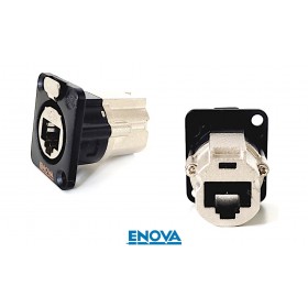 ENOVA RJ18FB-C6F Einbau-Steckverbinder RJ45/Cat6A