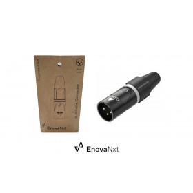 ENOVANxt NXT3MA Kabel-Stecker XLR/M männlich, 3-pol, für Kabel Ø 3-7mm