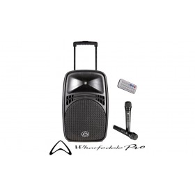 WHARFEDALE PRO EZ-15A Portables 15" PA-System 100W, 2 x UHF-Handmikrofone, Bluetooth, USB/SD-Player