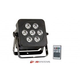 JB SYSTEMS LED-PLANO 7FC-BLACK LED-Projektor schwarz, 7 x 8W, RGBW 