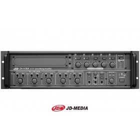 JD-MEDIA ZA-1120A 5-Zonen Mischer-Zentrale 120W, HI-Z/100V, 4 Ohm, 5 Mic/Line-Eingänge