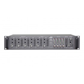 JD-MEDIA MX-604 6-Kanal Mixer mit 4 Ausgangszonen