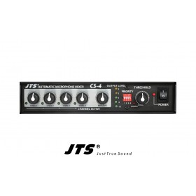 JTS CS-4 Automatic Mixer mit 4 umschaltbaren Mic/Line Eingängen