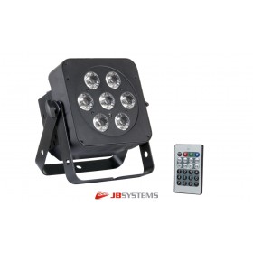 JB SYSTEMS LED-PLANO 6in1 LED-Projektor 7x12W RGBWA+UV