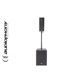 AUDIOPHONY MOJO2200curve Aktives PA-Säulensystem mit Mixer/DSP/Bluetooth/TWS, 1000W RMS