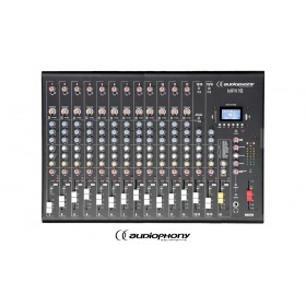 AUDIOPHONY MPX16 - 16-Kanal Mixer mit Bluetooth/USB/FX