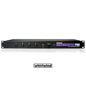 WHIRLWIND MULTISELECTOR PRO - HighEnd-Switcher für 4 Instrumenten-Signale auf einen Ausgang - dank Opto-Elektronik völlig geräuschloses schalten, Tuner-Ausgang, Jack-Jack 6.3mm