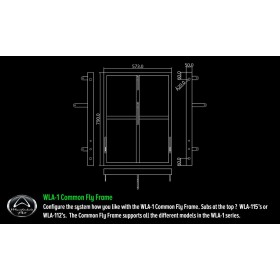 WHARFEDALE PRO WLA-1 Common Fly Frame - Flugrahmen