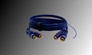 PROJECT Phono-Audiokabel 4 x Cinch mit Erdung - 3m