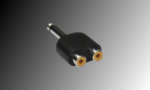 PROJECT Adapter 2 x Cinchbuchse - 1 x Mono-Jack 6.3mm