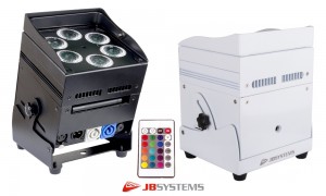 JB SYSTEMS ACCU COLOR LED-Projektor 6x10W RGBWA, DMX, wireless DMX