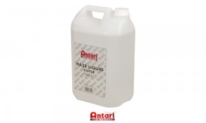 ANTARI HZL-5 Liquid für Hazer-Maschinen. Das ölbasierte Liquid erzeugt einen feinen Nebel mit langer Dauer und gutem Reflexionsverhalten, gebrauchsfertig, 5 Liter
