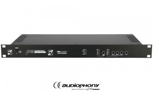 AUDIOPHONY BM-A250 Induktions-Ringschleifen-Verstärker geeignet für Flächen bis 250m², Eingänge Mic, Line, 100V