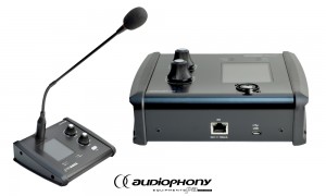 AUDIOPHONY DZ-MICDESK Mikrofon-Sprechstelle mit Zonenmanager 