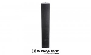 AUDIOPHONY EXTLine134B Passiv Säulenlautsprecher schwarz 130W, 8Ω/100V, IP56