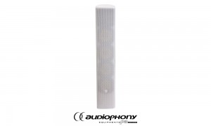 AUDIOPHONY EXTLine134W Passiv Säulenlautsprecher weiss 130W, 8Ω/100V, IP56