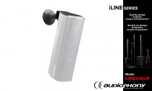 AUDIOPHONY iLINE24supb Wandhalterung schwarz